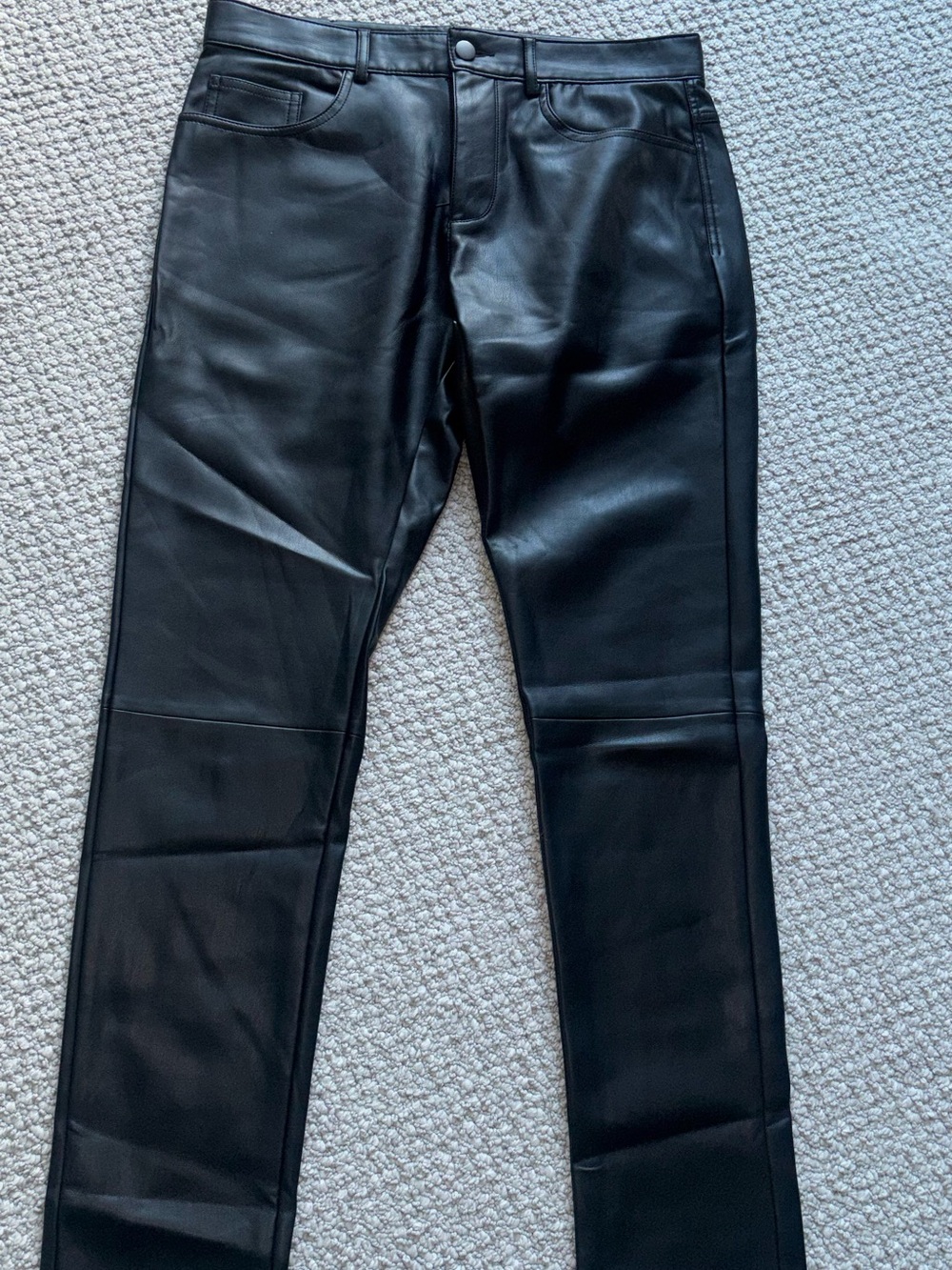 Zara Womens Faux leather pants